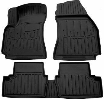 Umbrella Set Covorașe Față și Spate 4buc din Furtun pentru Opel Zafira 1999-2005 Negre