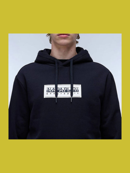 B-box Logo H Sweatshirt with Hood Black