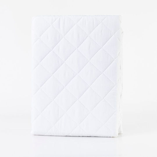 Borea Protective Cover Single Waterproof with Skirt White 100x200+40cm
