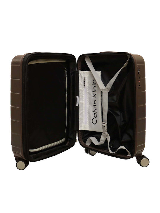 Cabin Suitcase 54x36x25 Cm Palisades Calvin Klein Lh118ps4 Brown