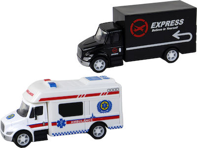 Truck Set 1:87 Ambulance Pull Back for 3++ Years