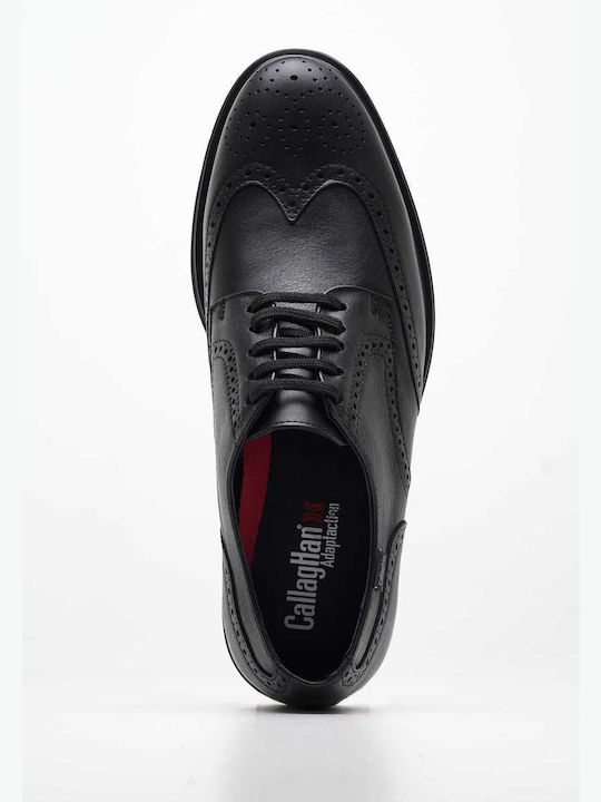 Δερμάτινα Ανδρικά Oxfords Μαύρα
