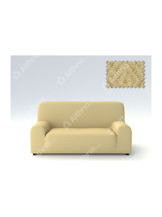 Aithrio Miro Elastic Cover for Three Seater Sofa Beige 1pcs Miro-Kanapes-Τριθέσιος-Μπεζ