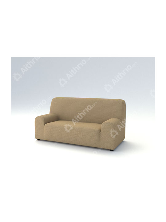 Aithrio Bielastic Alaska Elastic Cover for Four Seater sofa Beige 1pcs Alaska-Prosarmogis-Μπεζ-Τετραθέσιος