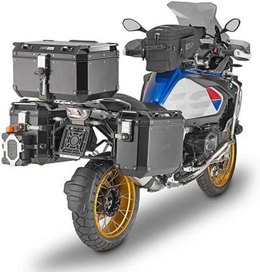 Givi Trekker Outback Monokey Aluminium Motorcycle Top Case 58lt Black