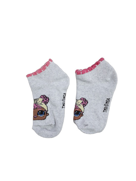 Disney Kids' Ankle Socks Ice Grey Melange