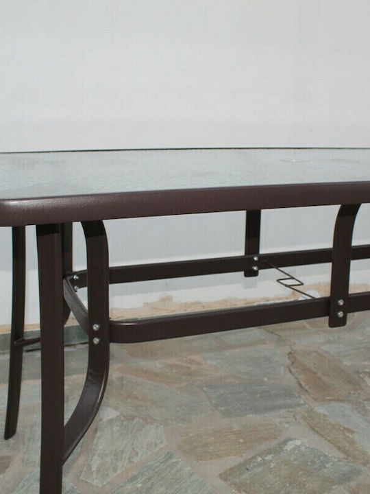Tisch Stabil Baleno Dark Brown 160x90x70cm