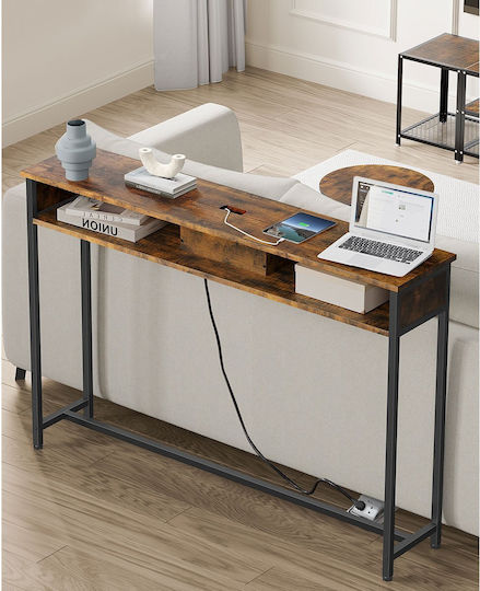 Konsole Braun L120xB25xH81cm