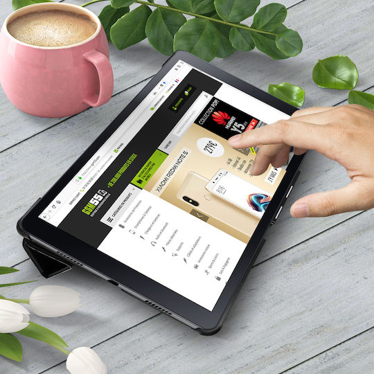 Trifold Flip Stand Case Samsung Galaxy Tab A 10.5 Slim Cover – Black