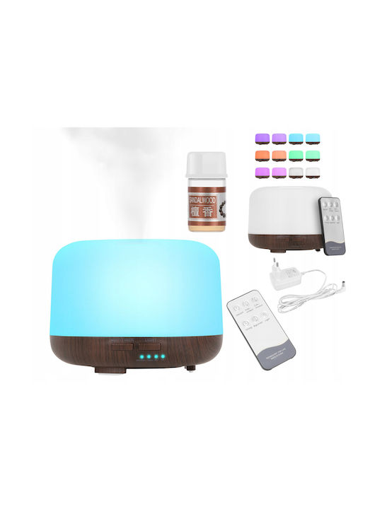 Lumini LED Dispozitiv de aromaterapie cu telecomandă Alb ZY11103QWS56