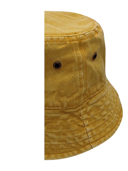 Brims and Trims Denim Women's Bucket Hat Yellow