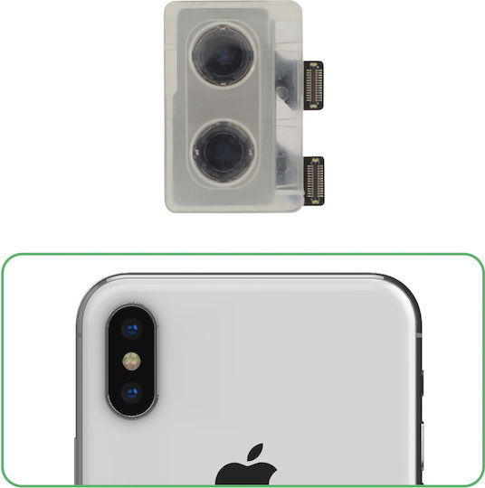 Relife Camera Modul Iphone X Replacement 100% Compatible Black