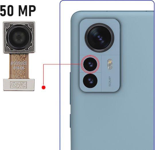 Clappio Camera Modul 12 Pro 50mp Zoom 2x Black