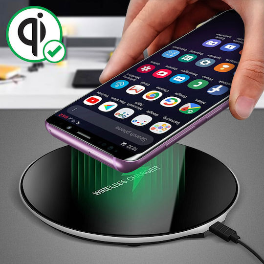 NFC антена и Qi безжична зареждаща бобина за Samsung Galaxy S9 Plus черен