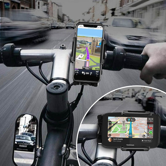 Universal Handlebar Bike Mount Adjustable Grippers Rotating 360 ° Linq Black