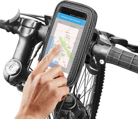 Akashi Fahrrad Motorrad Smartphone Halterung 4 '' bis 6,4 '' Wasserdicht 360 ° Schwarz