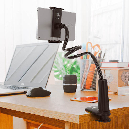 Linq 360 ° Rotating Universal Desktop Bracket Adjustable Arm Black Clamp