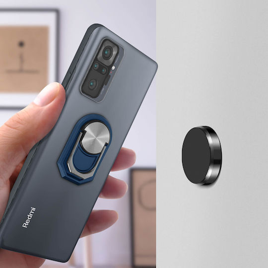 Magnetischer & Drehbarer Smartphone-Haltering Dunkelblau
