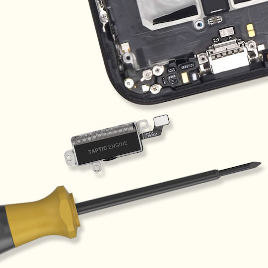 Клапио резервен вибратор Apple iPhone 15 Pro Max черен