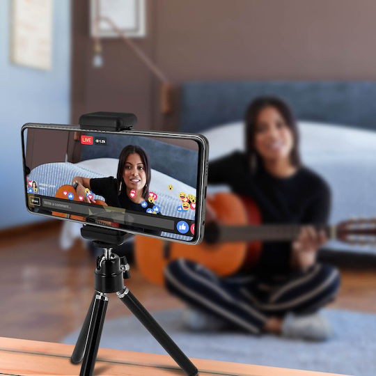 Linq Mini Tripod Rotates 360 ° Smartphone Width 51 To 85mm Hd-3053 Black
