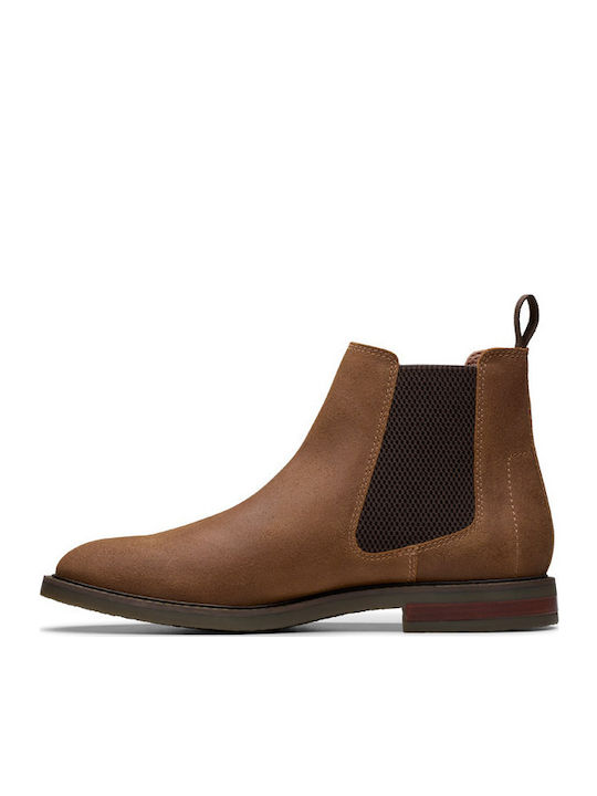 Jaxen Easy Suede Καφέ Ανδρικά Μποτάκια