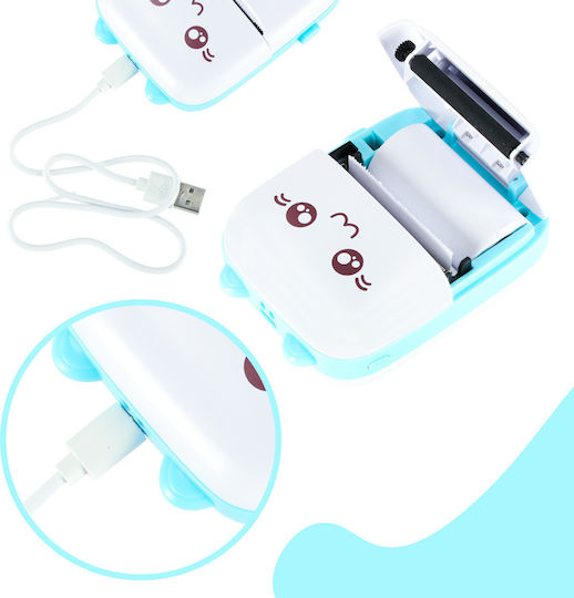 Mini Θερμικός Εκτυπωτής για Φωτογραφίες με Bluetooth ZO1KX43QWS2171