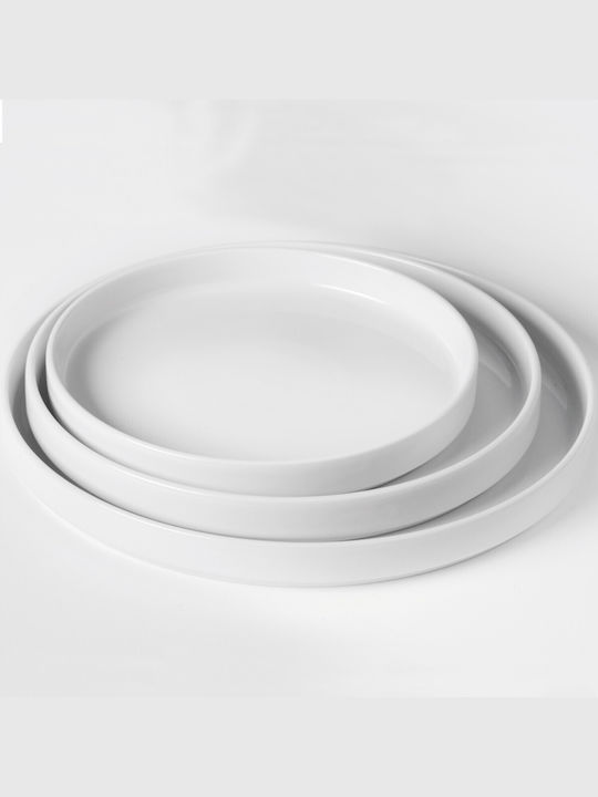 Hendi Plate Shallow made of Porcelain White 24cm 6pcs