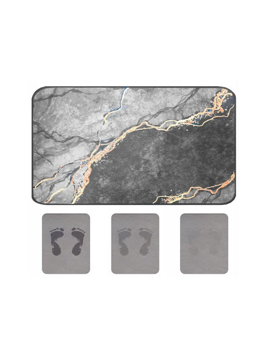 Antiderapant Covoraș de Baie ZR1EB73QWS84 Grey With Black 50x80buc