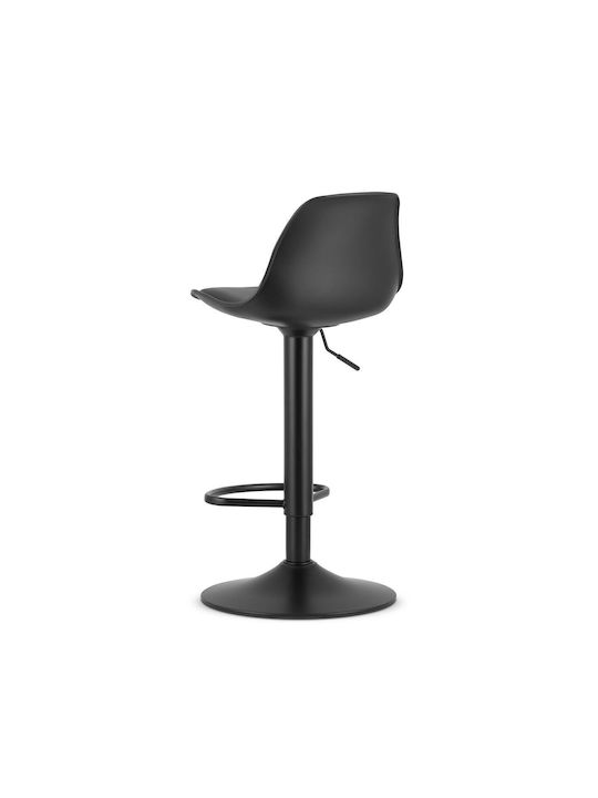 Табуретка Бар с облегалка и регулируема височина Negru 38x40x81-102см