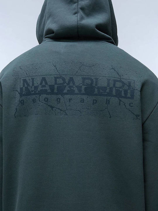 Hooded Khaki Sweatshirt NP0A4HZQ G1S
