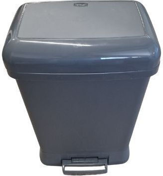 Viopsyctr Coș de Gunoi Plastic cu Pedală Gri 38lt 1buc