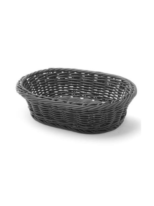 Hendi Καλάθι Ψωμιού Πλαστικό Μαύρο 25x19x6.5cm