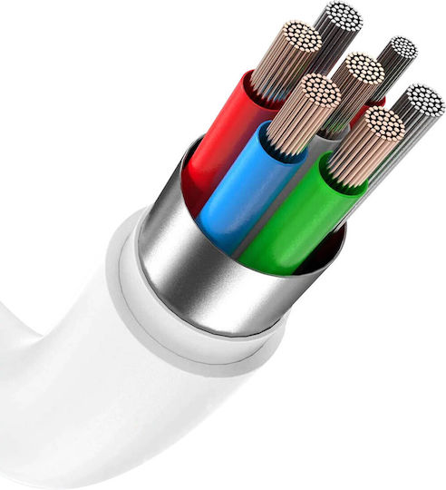 Lightning-auf-30-Pin-Ladekabel-Adapter Weiß