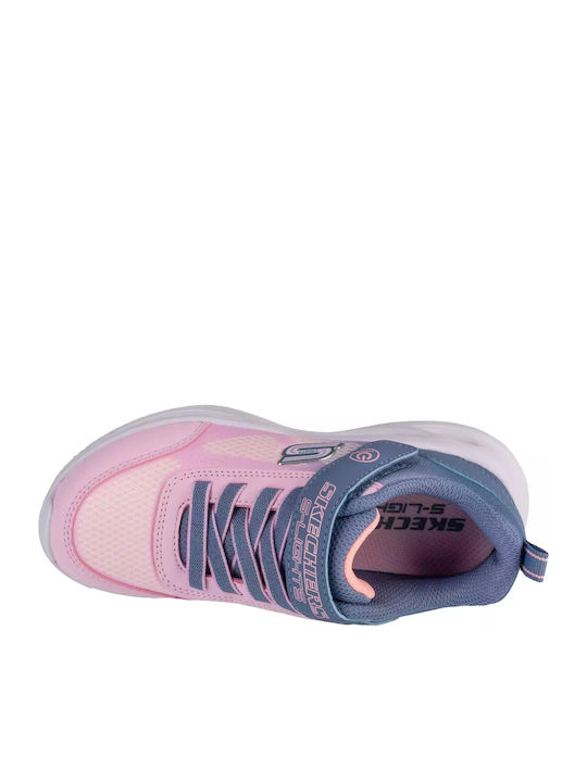 Lighted Gore Παιδικά Sneakers με Σκρατς & Φωτάκια Ροζ