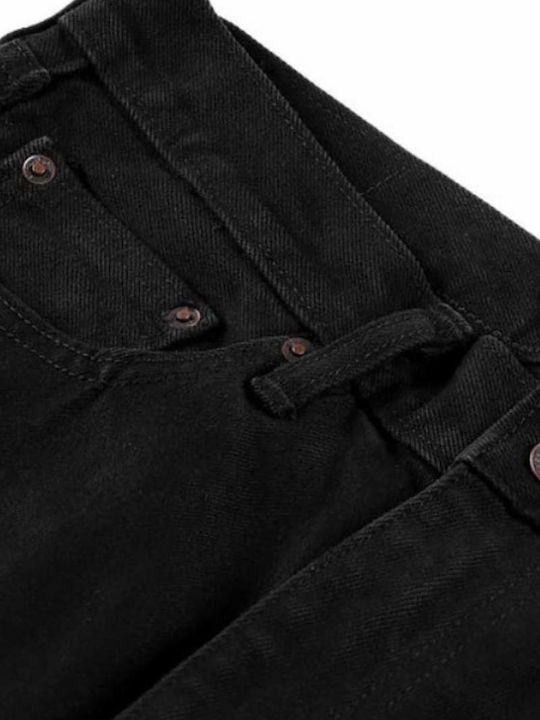 Skateboarding Herren Jeanshose mit Lose Baggy Anwendung Schwarz
