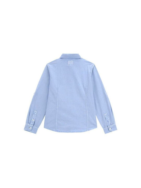 Guess Kids Shirt Light Blue