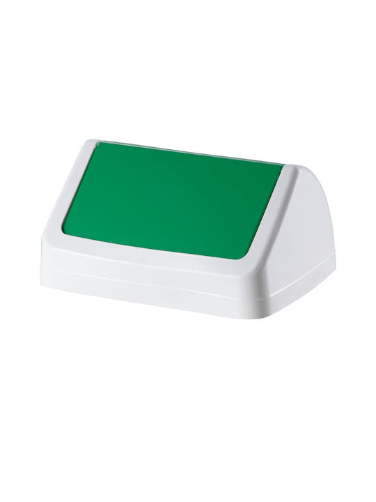 Meva Plastic Waste Bin Green 25L