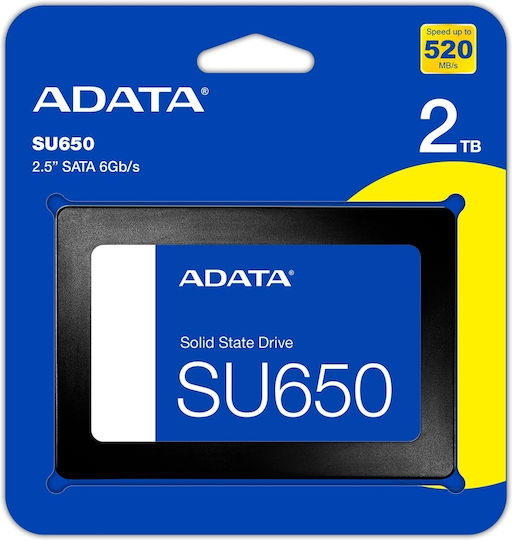 Adata Ultimate SU650 SSD 2TB 2.5'' SATA III ASU650SS-2TT-R