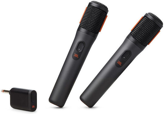 JBL Микрофони Караоке Безжични Wireless Microphone Set JBLPBWIRELESSMIC Черен