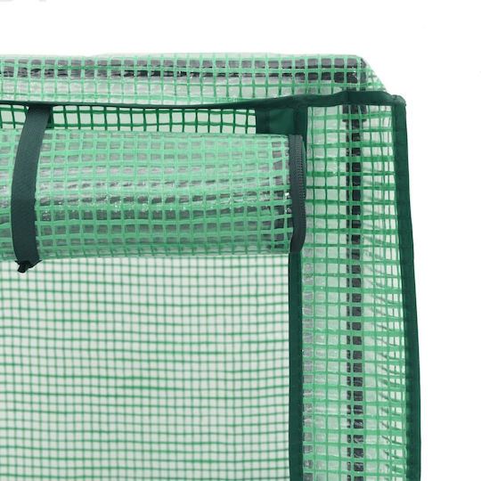 vidaXL Кутия за саксии Пластмаса Бял 50x80x182см.