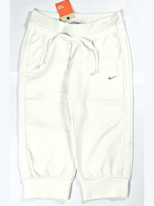 Nike Jersey Cuffed Pantaloni de trening pentru femei Alb