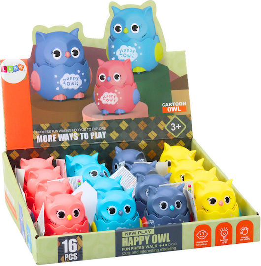 Lean Toys Tierchen Little Cheerful Owl (Verschiedene Designs/Sortimente von Designs) 1 Stk