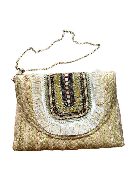 Handgemachte Indische Strohtasche Khushi Beige Solo Me Damen Einheitsgröße Clutch11 Handgemachte Indische Strohtasche Khushi Beige Solo Me Damen Einheitsgröße Clutch11