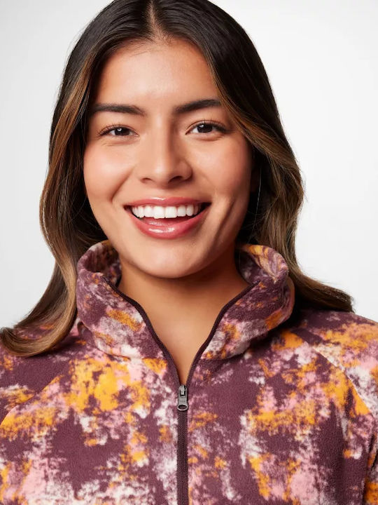 Columbia Glacial Iv Print 1/2 Zip Moonvista Timberwild