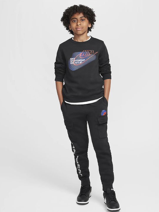 Kinderhemd Langarm Schwarz Sportswear Standard Issue