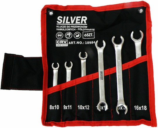 Set Semi-worth Flat Keys Set 6 Pcs /silver