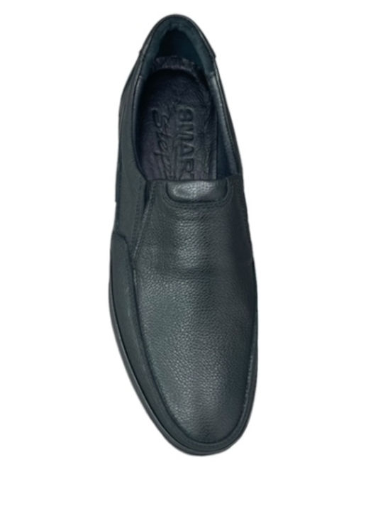 Δερμάτινα Ανδρικά Casual Παπούτσια Μαύρα 556/99006-ΜΑΥΡΟ