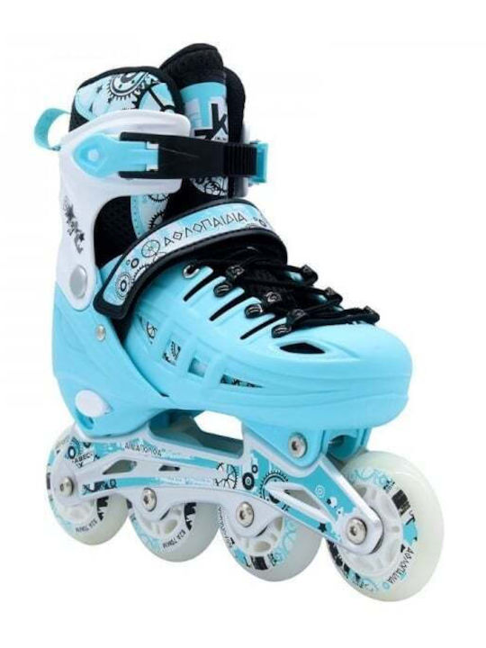 Αθλοπαιδιά Inline / Quad Αυξομειούμενα Rollers Μέντα Παιδικά