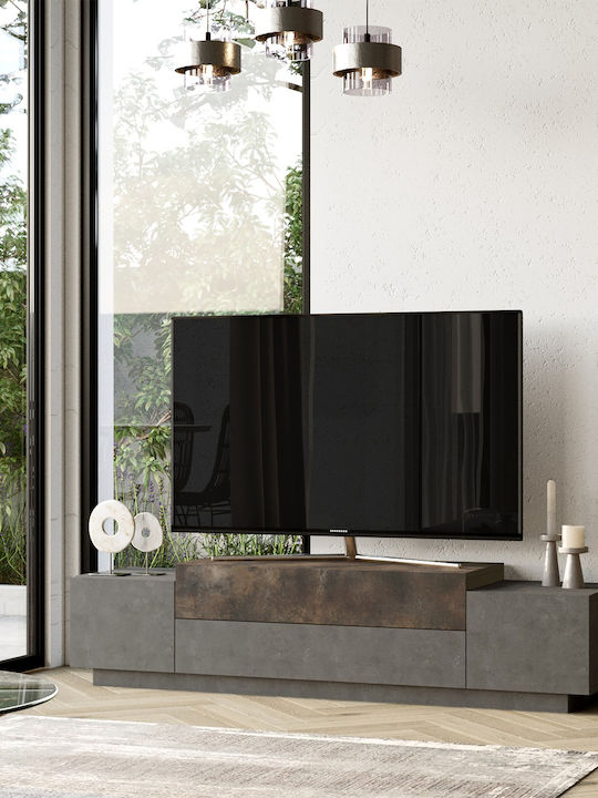 TV Stand Ayrshire Gray/Bronze M160xD37.3xH38.7cm