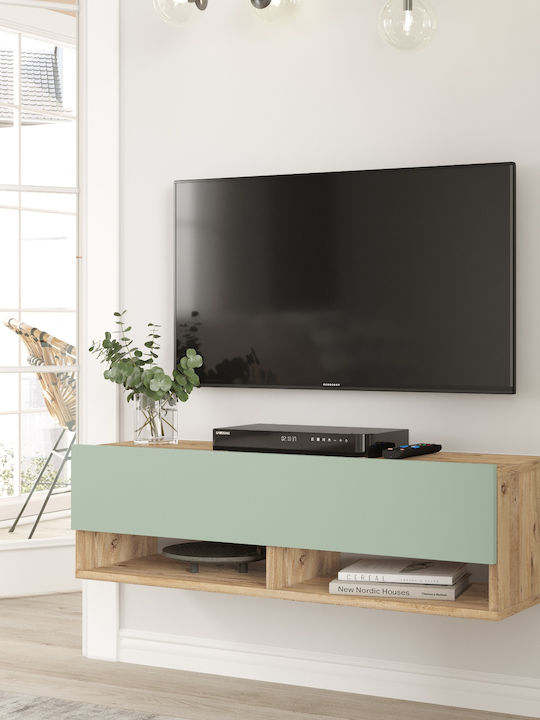 TV Stand Wooden Galloway Pine/Pistachio L100xW32xH29cm